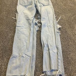 Aeropostale Baggy Ripped Jeans